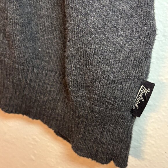 Woolrich Men’s Charcoal Gray Sweater Vest XL 60% Cotton Nylon Wool Soft Trendy - Picture 8 of 14
